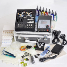 Hot sell professional 2 guns tattoo machine kit(40 inks)